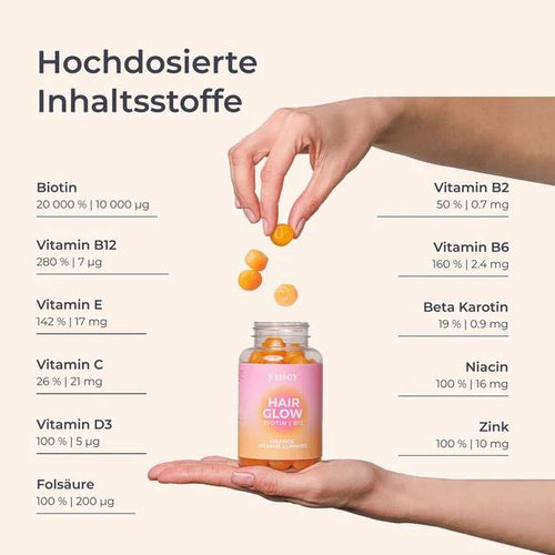 Haar-Glow-Gummies: Die ultimative Nährstoffquelle für gesundes und schönes Haar