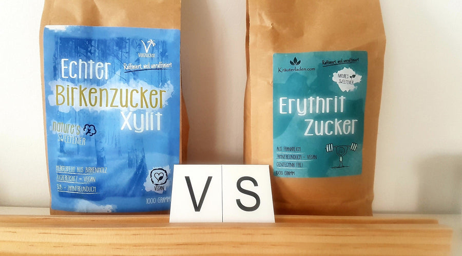 Echter Birkenzucker (Xylit ) vs Erythrit und deren Eigenschaften