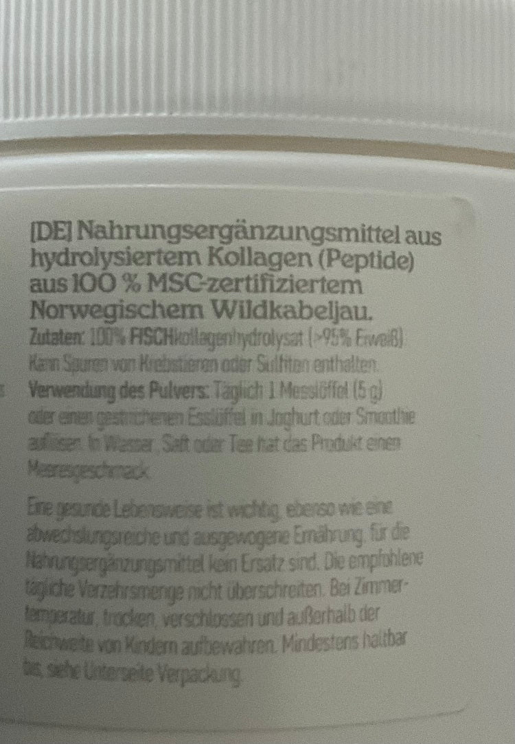 Arctic Blue Kollagen hochwertiges arktisches Fisch Collagen (natur) 150g